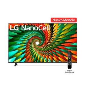 Televisor LED Smart LG 65NANO77SRA | 65" 4K UHD ThinQ AI Color Negro